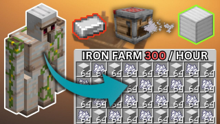 ShulkerCraft 1.21 Iron Farm With Auto-Craft & Bonemeal